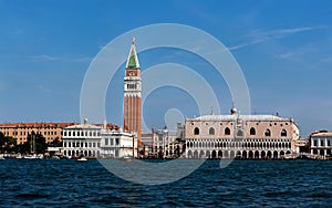 Doge Palace, San Marco Campanile, Venice, Italy