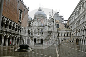 Doge`s Palace Palazzo Ducale - Venice. ITALY.