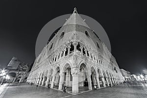 Doge`s Palace on San Marco square, Venice, Italy