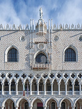 Doge\'s palace in St Mark\'s Square in Venice, Italy