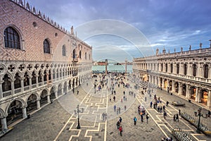 Doge`s Palace in Venice, Italy