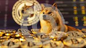 Dogecoin Crypto Bitcoin Altcoin Cute Dog Doge Shiba Inu Currency