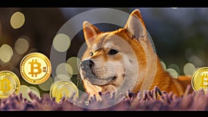 Dogecoin Crypto Bitcoin Altcoin Cute Dog Doge Shiba Inu Currency