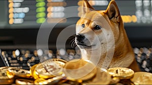 Dogecoin Cryptocurrency Regal Markets Stocks Trading Margin photo
