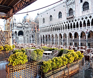 Venice, Outdoor Cafe, St. Marks Square photo
