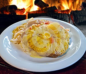 Dogfish moqueca, traditional dish of Brazil
