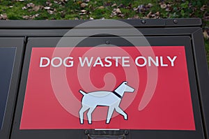 Doggy waste deposit