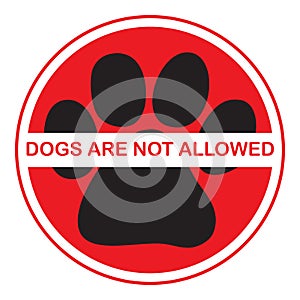 Dogs are not allowed photo