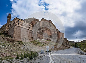 Dogubayazit, Turkey, Middle East, islam, mosque, minaret, castle, mountain, old, ancient, ruined, old ruins, Beyazit