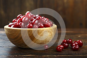 Dogwood on a wooden background