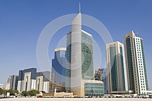 Doha Financial District Skyline, Qatar