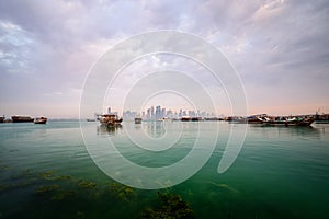 Doha morning view, Qatar