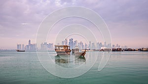 Doha morning view, Qatar