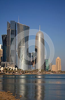 Doha Office Tower, by Jean Nouvel,in Doha, Qatar