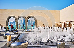 Terrace of Islamic Art Museum, Doha, Qatar