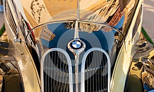 Doha,Qatar- 30 March 2020: 1937 BMW 327 classic car