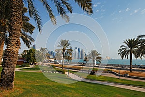 Doha, Qatar: Recreational parks are commonplace in the capital