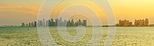 Doha west Bay banner