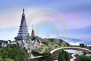 Doi Inthanon, Chiang Mai, the highest mountain in Thailand.