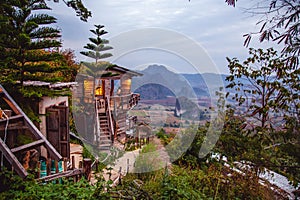 Doi Phu Lang Ka magic mountain in Phayao, Thailand