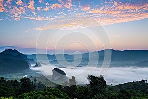 Doi Phulangka at sunrise