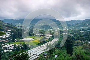 Doi Pui Hmong Village Chiangmai nestled deep in the mountains of Chiang Mai Thailand