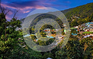 Doi Pui Hmong Village Chiangmai nestled deep in the mountains of Chiang Mai Thailand. these tribal Villagers