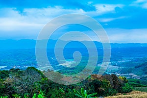 Doi Sango viewpoint is on the high and large mountain not far from the golden tri angle viewpoint.