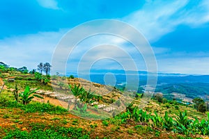 Doi Sango viewpoint is on the high and large mountain not far from the golden tri angle viewpoint.