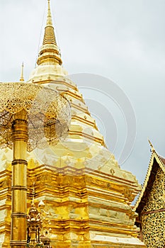 Doi Suthep Golden Stupa, Chiang Mail, Thailand