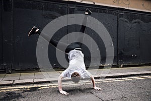 Doing a Cartwheel in the Street