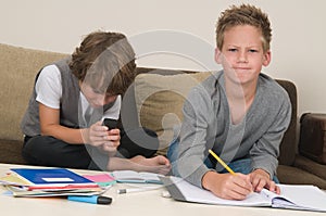 Doing homework while gaming