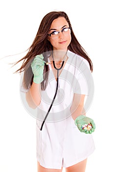 Doktor medical healthcare girl nurse photo