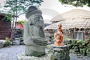 Dol hareubang - symbol of Jeju island, Korea