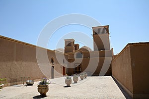 The Dolat Abad Garden, Yazd, Iran photo