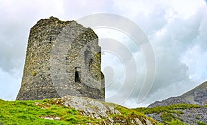 Dolbadarn castle ruins near llanberis snowdonia north wales