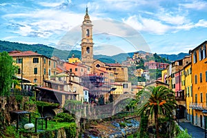 Dolcedo, picturesque medieval town in Liguria, Italy
