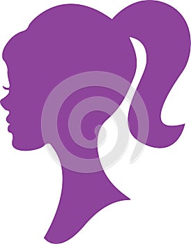 Doll head jpg image with svg vector cut file for cricut and silhouette