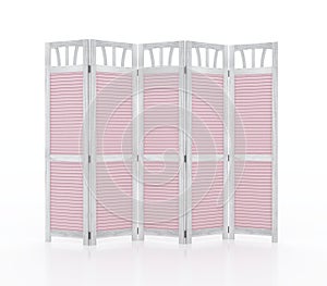 Doll house interior fold screen girly furniture
