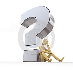 Doll at Question Mark