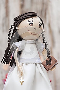 Doll with wedding dress