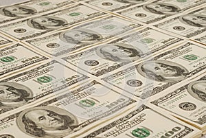 Dollar bank note money background