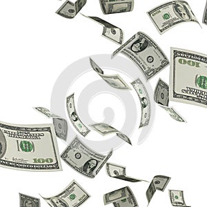 Dollar bill cash, Usd money background, Money falling