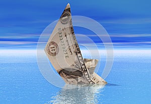 Dollar boat sinking
