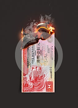 Dollar Burning Cash Note