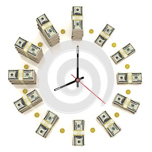 Dollar clock