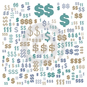 dollar currency word cloud, text cloud, word cloud use for banner, painting, motivation, web-page, website background, t-shirt &