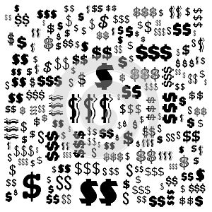 dollar currency word cloud, text cloud, word cloud use for banner, painting, motivation, web-page, website background, t-shirt &