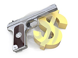 Dollar and a gun