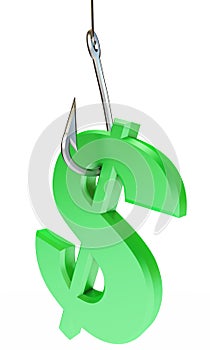 Dollar on the hook